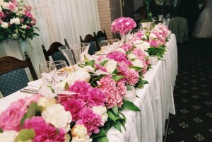 Выбор цветов к свадебному торжеству