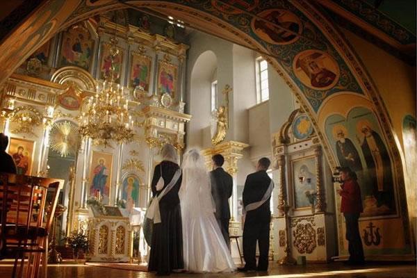 Церемония венчания в Одессе