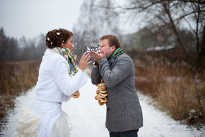 Развлечения на зимней свадьбе в Одессе